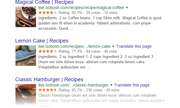 Recipes - WordPress Theme